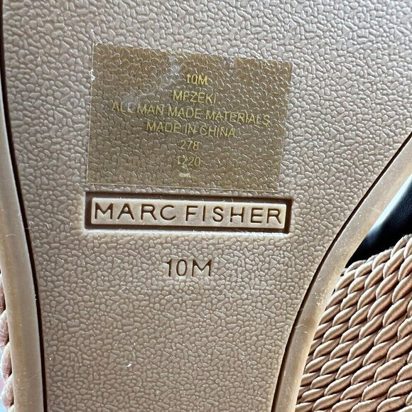 Marc Fisher Womens Size 10M Zeki Strappy Ankle Strap Wedge Heels Shoes BHFO 5777 - Picture 12 of 13